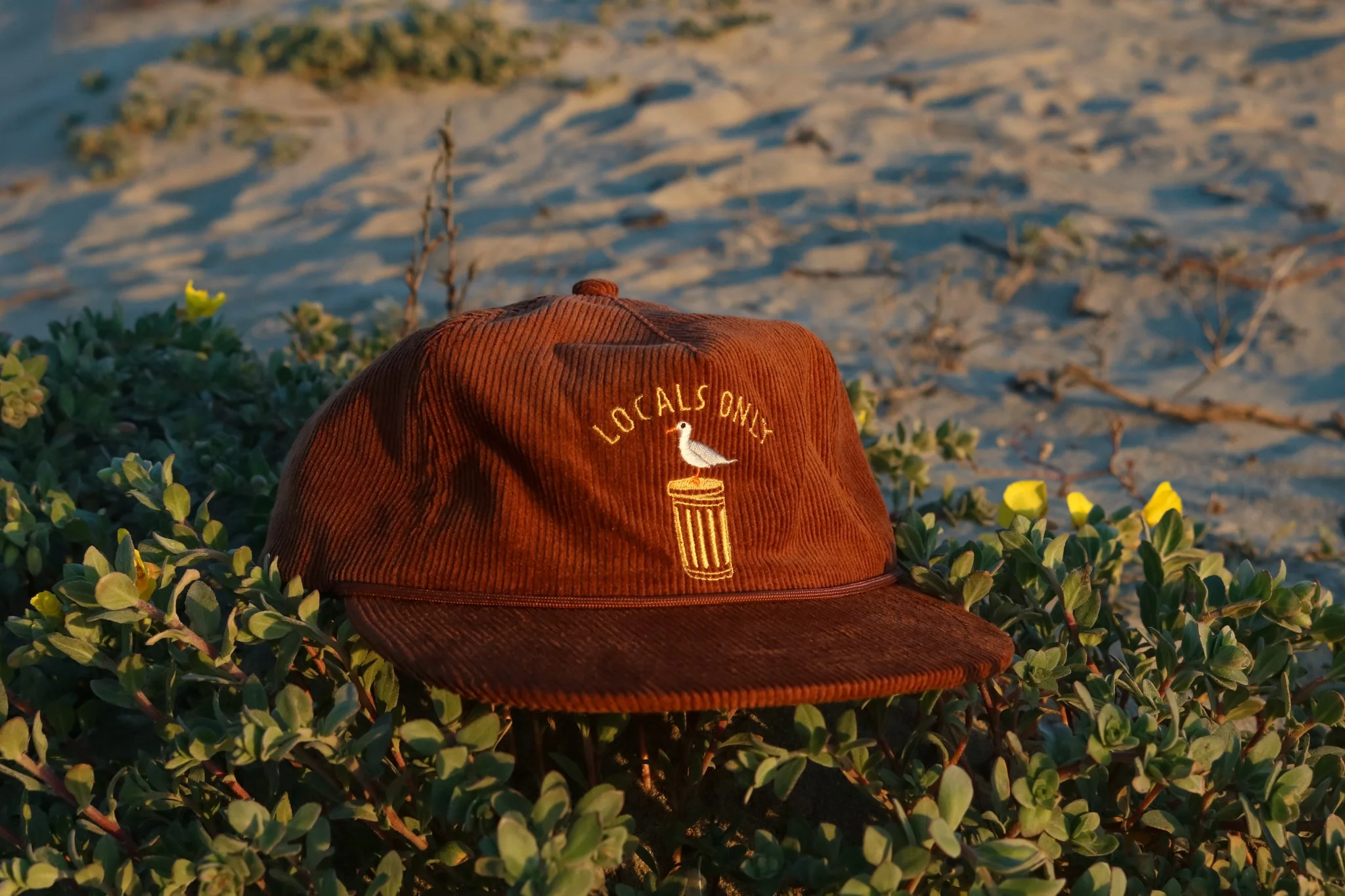 Locals Only 5 Panel Corduroy Hat